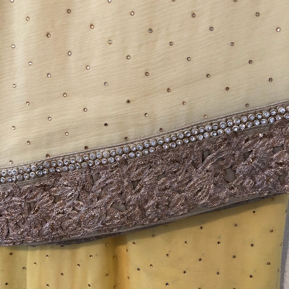 Chiffon saree/sari NWOT - Picture 3 of 3